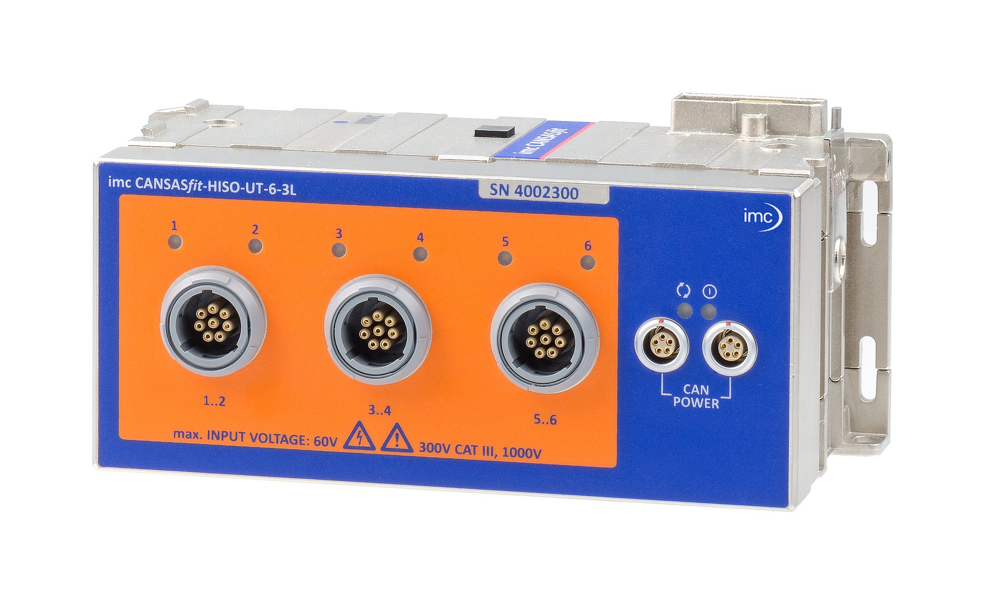 6 channels voltage, RTD, resistance, MEMS acceleration sensors